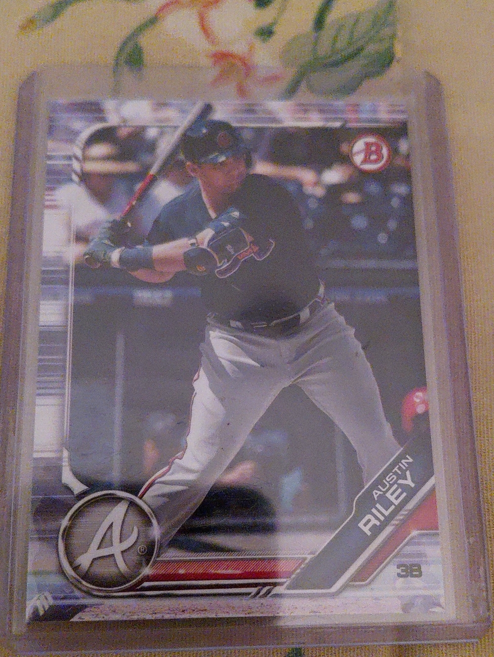 Austin Riley Baseball Trading Card - Black/Gray - Unbranded